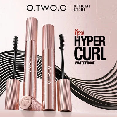 O.TWO.O Waterproof Lengthening Mascara – Black Brown Curl & Lift Formula | New in Qatar