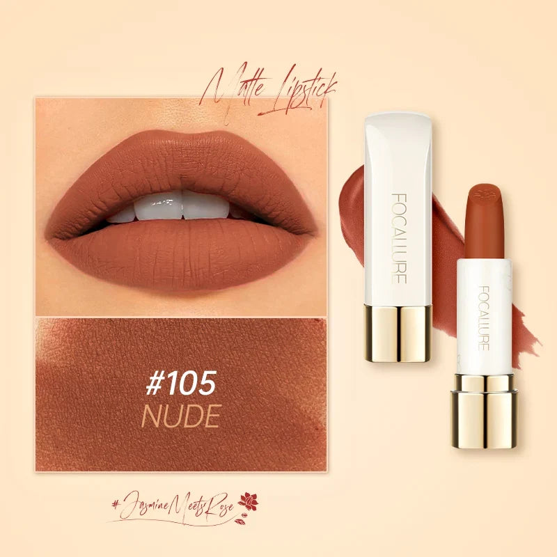 Focallure Pure Matte Lipstick - Classic Matte Lip Colour