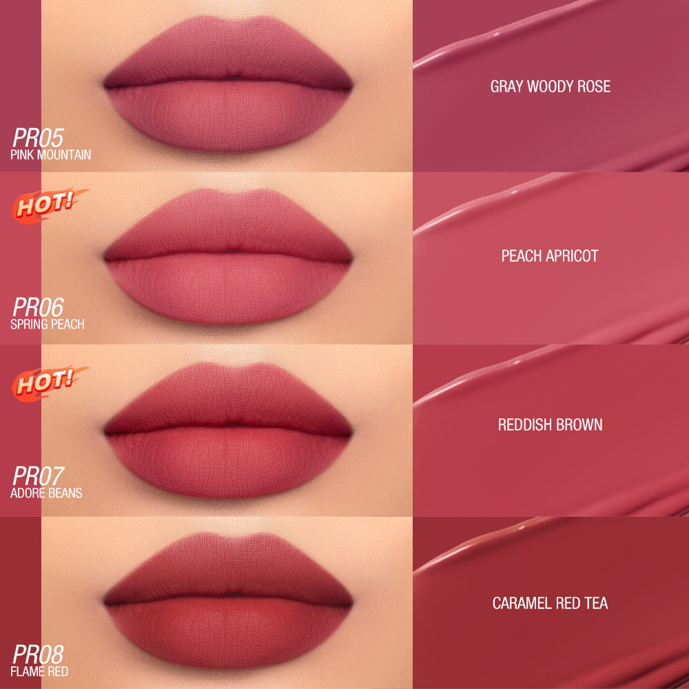 O.TWO.O New Waterproof Matte Long‑wearing Lip Mud Highpigment Lip Gloss