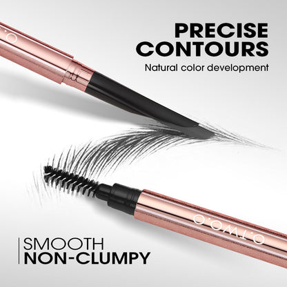 O.TWO.O Machete-shaped Smooth Long Lasting Eyebrow Pencil