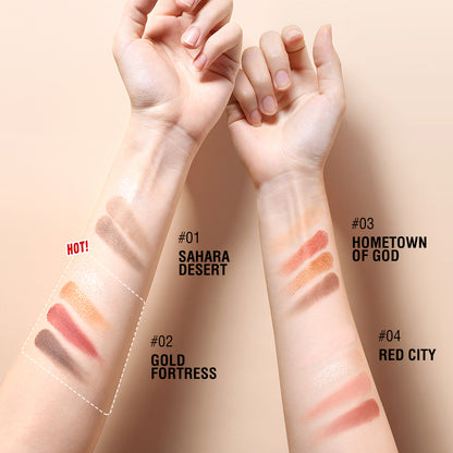 O.TWO.O Crystal Eyeshadow Palette Mini - 8.5g