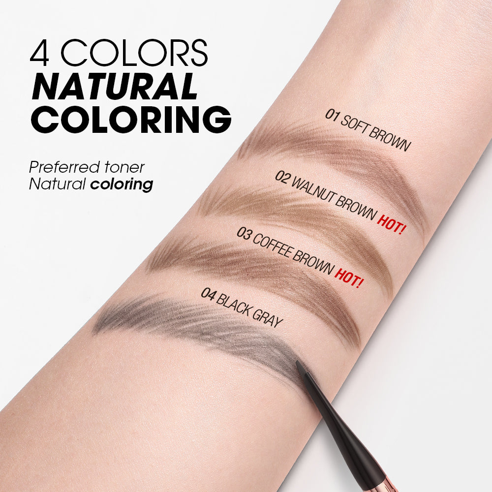 O.TWO.O Machete-shaped Smooth Long Lasting Eyebrow Pencil