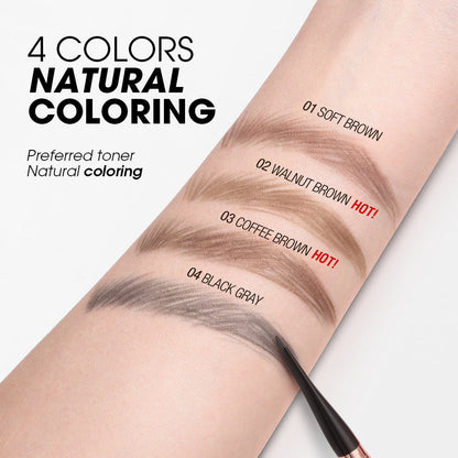 O.TWO.O Machete-shaped Smooth Long Lasting Eyebrow Pencil
