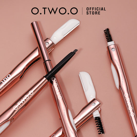 O.TWO.O 3 IN 1 Eyebrow Pen with Eyebrow scraper, brush, eyebrow pencil - 12g