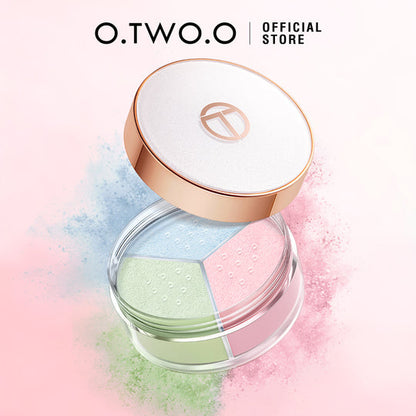 O.TWO.O Face Setting Powder 3 Color Fine Powder Oil Control Makeup Loose Powder