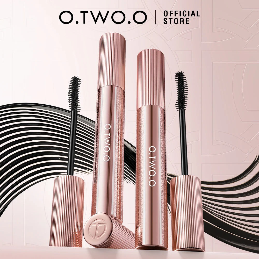 O.TWO.O Waterproof Lengthening Mascara – Black Brown Curl & Lift Formula | New in Qatar