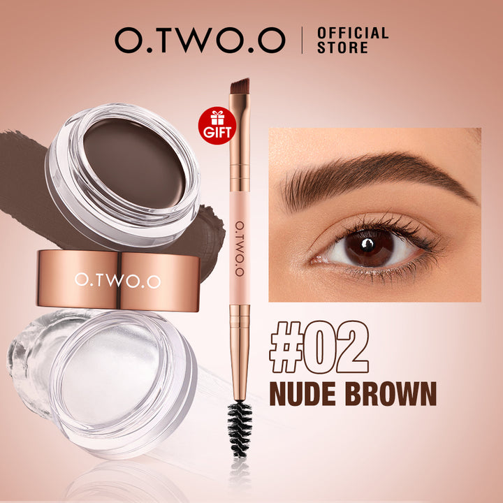 O.TWO.O 2 IN 1 Eyebrow Wax Brow Cream Eyebrow Enhancer Supplier