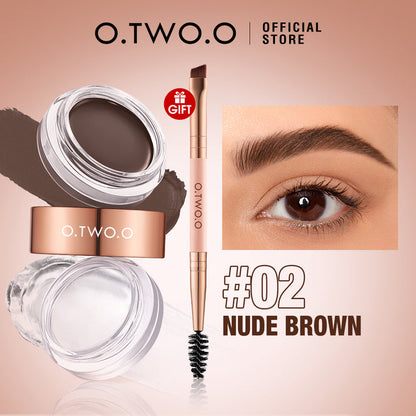 O.TWO.O 2 IN 1 Eyebrow Wax Brow Cream Eyebrow Enhancer Supplier