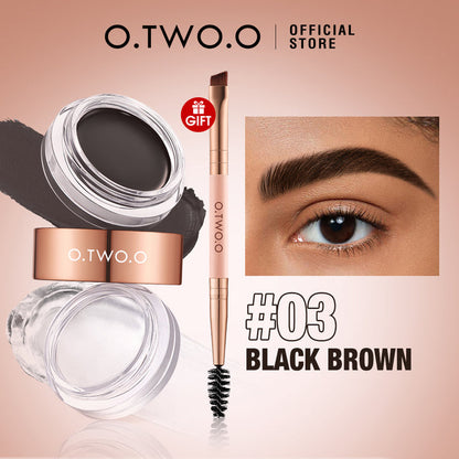 O.TWO.O 2 IN 1 Eyebrow Wax Brow Cream Eyebrow Enhancer Supplier