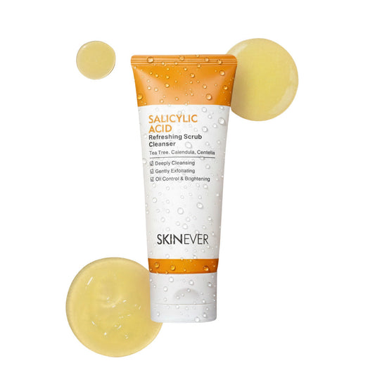 Skinever Salicylic Refreshing Scrub Cleanser - 75ml