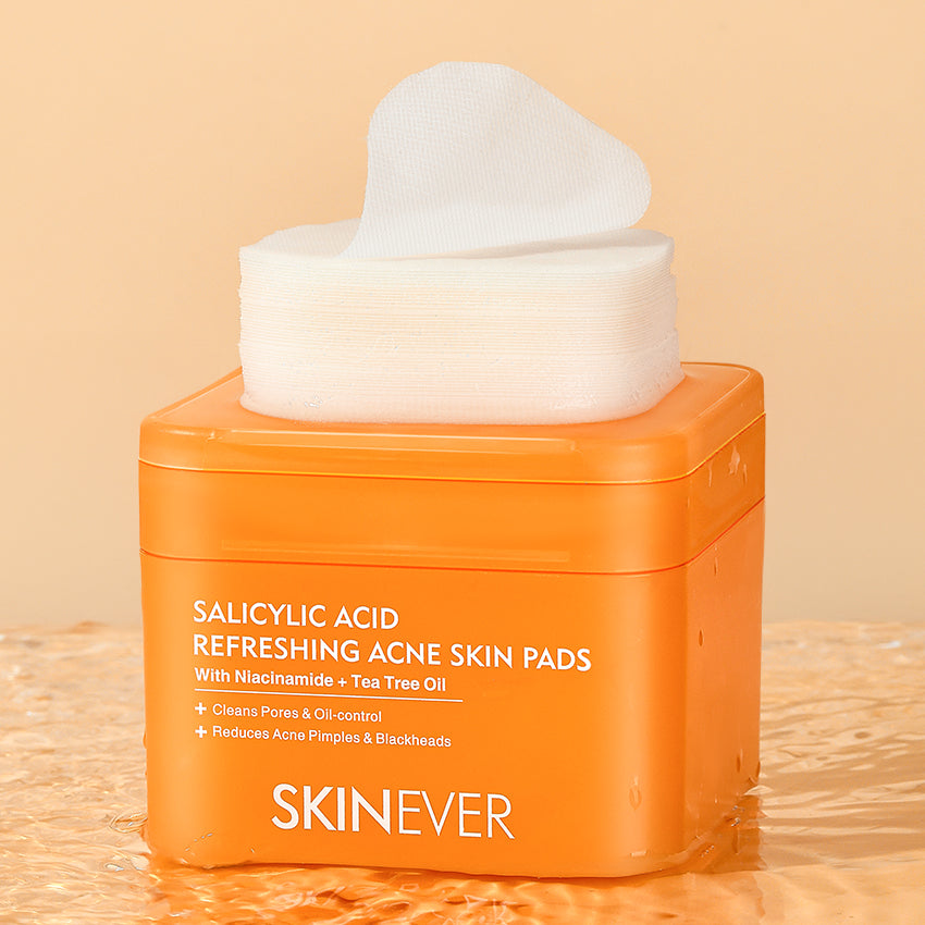 Skinever Salicylic Acid Refreshing Acne Skin Pads - 130ml