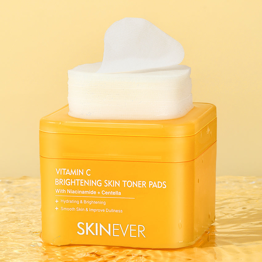 Skinever Vitamin C Brightening Skin Toner Pads - 130ml
