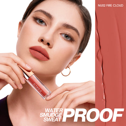 O.TWO.O New Waterproof Matte Long‑wearing Lip Mud Highpigment Lip Gloss