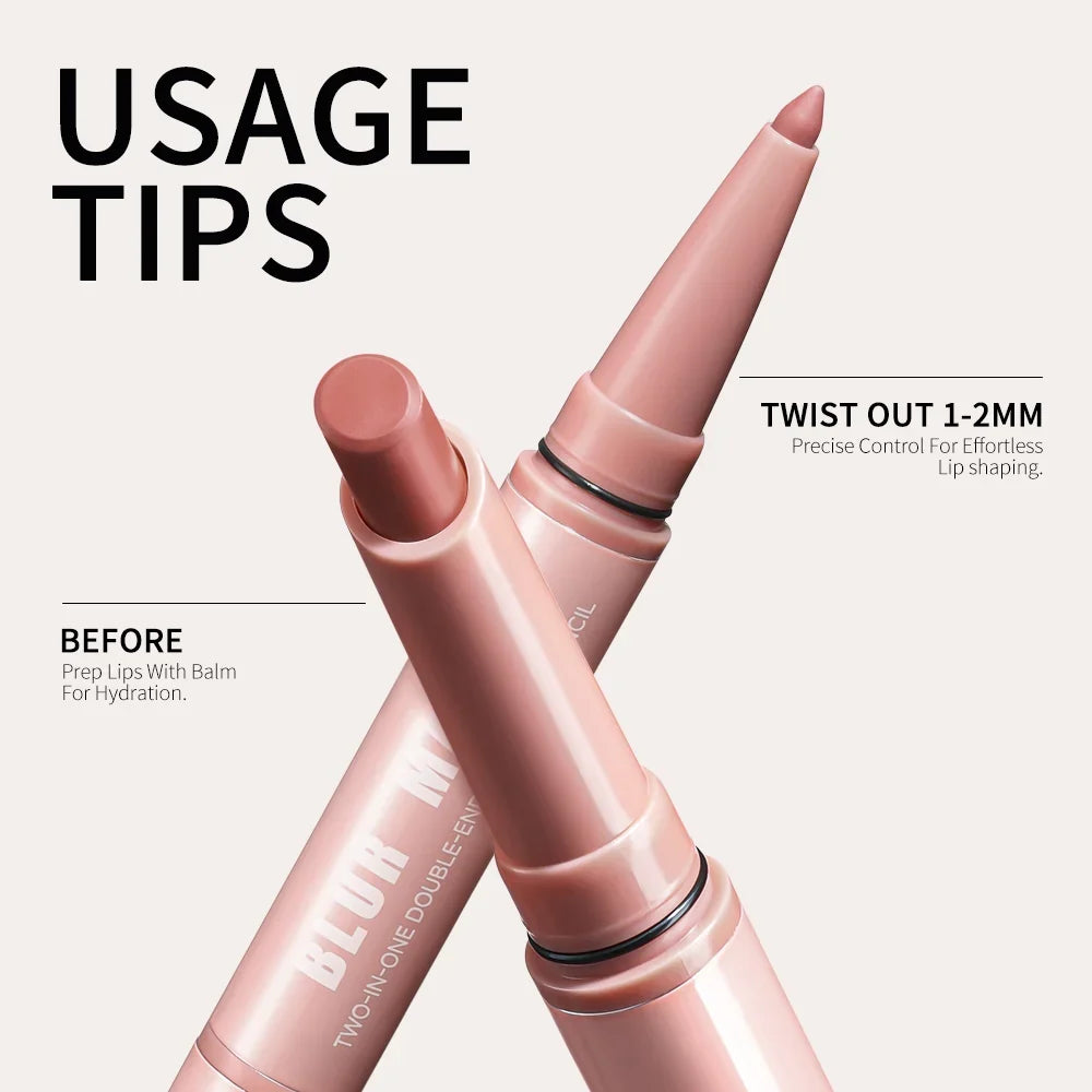 Focallure 2-in-1 Double-Ended Lip Liner Pencil - Lip Definition