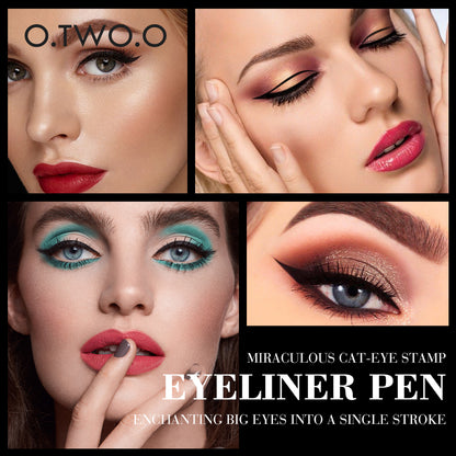 O.TWO.O 2in1 Instant Wing Stamp Eyeliner - 2.8g