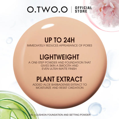 O.TWO.O 2 in 1 BB Cushion X Face Powder