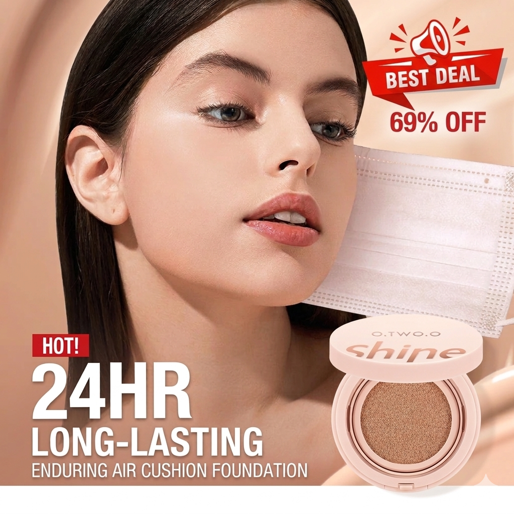 O.TWO.O Shine Air Cushion BB Cream Foundation - 12.5g