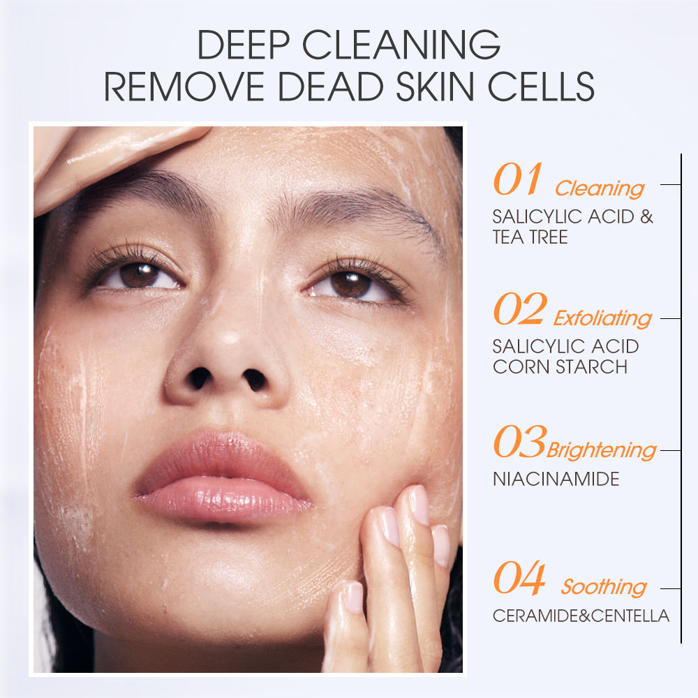 Skinever Salicylic Refreshing Scrub Cleanser - 75ml