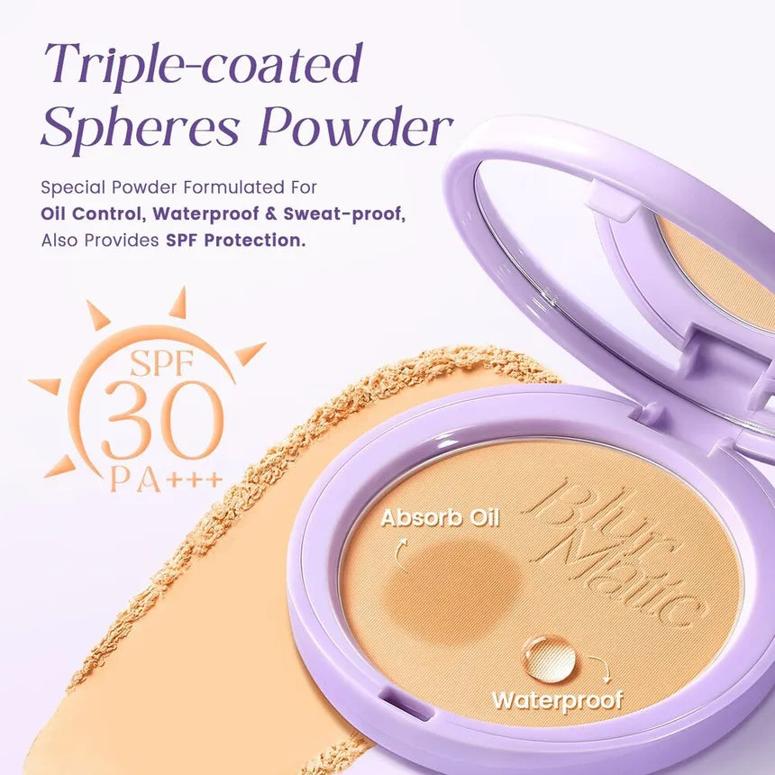Focallure Blur Matte Pressed Powder - Face Setting Powder