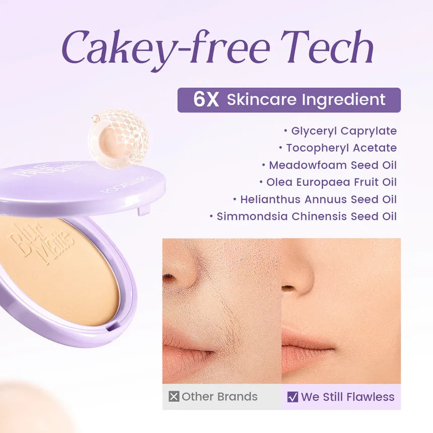 Focallure Blur Matte Pressed Powder - Face Setting Powder