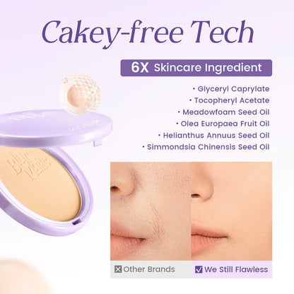 Focallure Blur Matte Pressed Powder - Face Setting Powder