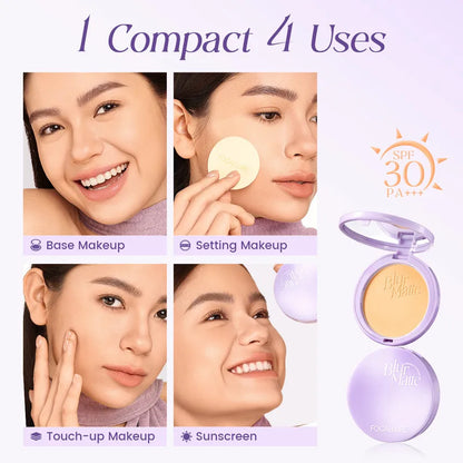 Focallure Blur Matte Pressed Powder - Face Setting Powder