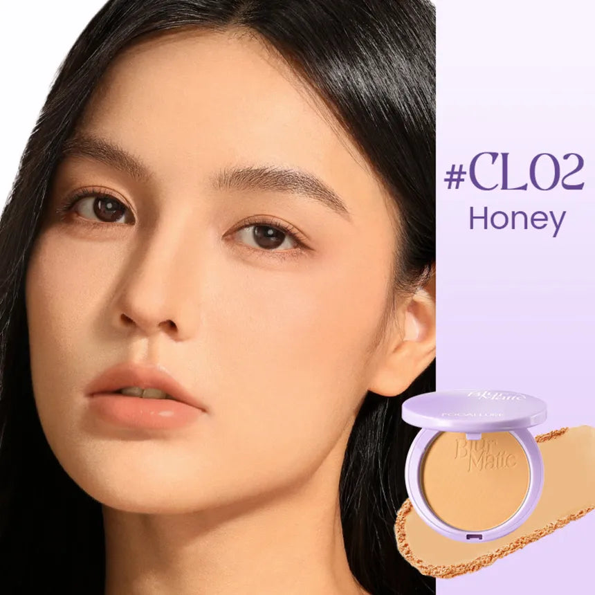 Focallure Blur Matte Pressed Powder - Face Setting Powder