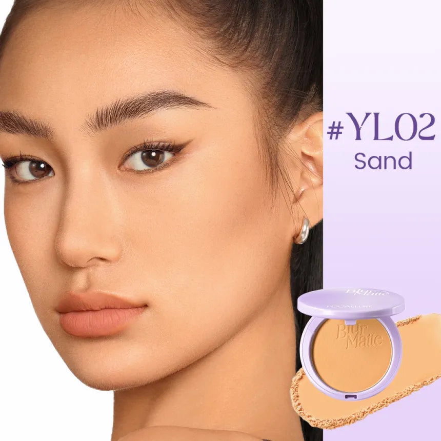 Focallure Blur Matte Pressed Powder - Face Setting Powder