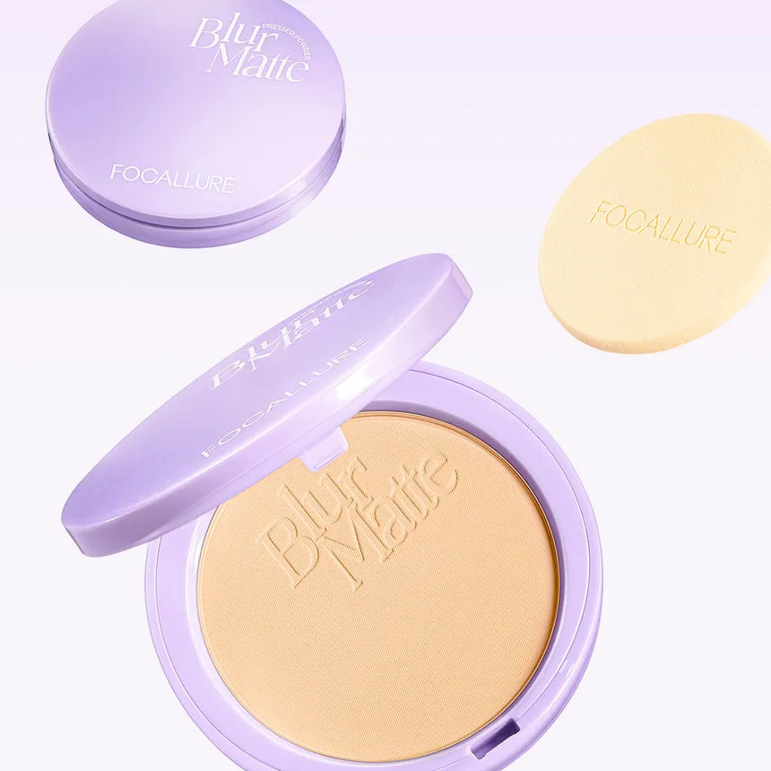 Focallure Blur Matte Pressed Powder - Face Setting Powder
