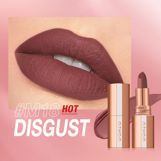 O.TWO.O Matte Finish Waterproof Long Wear Silky Lipstick