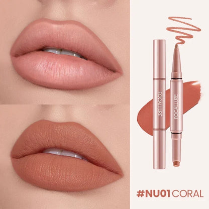 Focallure 2-in-1 Double-Ended Lip Liner Pencil - Lip Definition