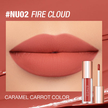 O.TWO.O New Waterproof Matte Long‑wearing Lip Mud Highpigment Lip Gloss