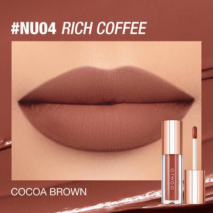 O.TWO.O New Waterproof Matte Long‑wearing Lip Mud Highpigment Lip Gloss