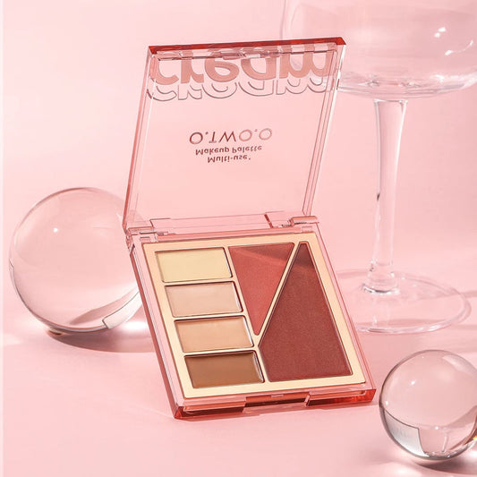 O.TWO.O Makeup Pallete Of Concealer Contour Blush Cream - 12g