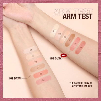 O.TWO.O Makeup Pallete Of Concealer Contour Blush Cream - 12g