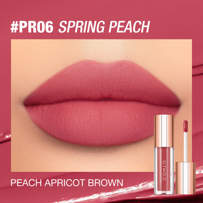 O.TWO.O New Waterproof Matte Long‑wearing Lip Mud Highpigment Lip Gloss