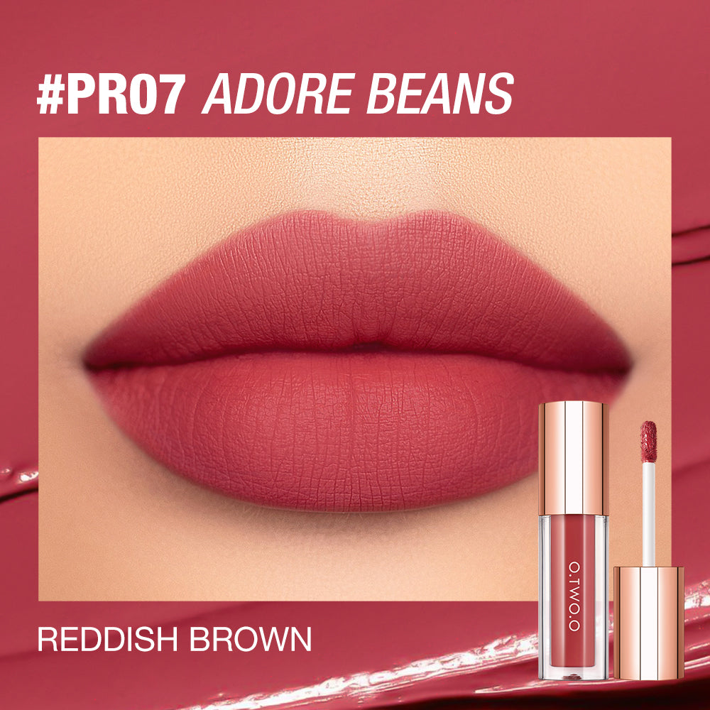 O.TWO.O New Waterproof Matte Long‑wearing Lip Mud Highpigment Lip Gloss