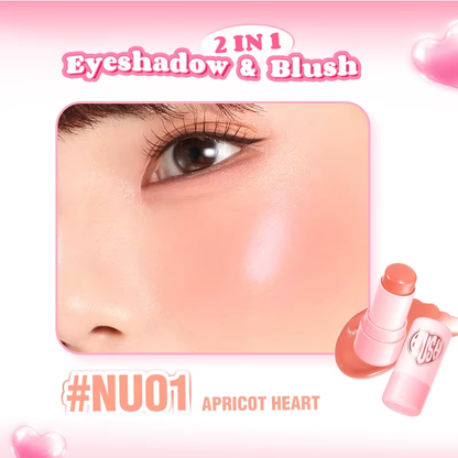 PINKFLASH Dewy Blush Stick [F16] #NU01 Apricot Heart