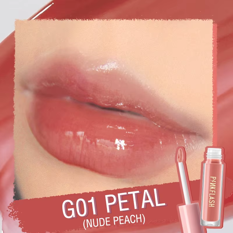 PINKFLASH Ever Glossy Moist Lipgloss [L02] #G01 Petal
