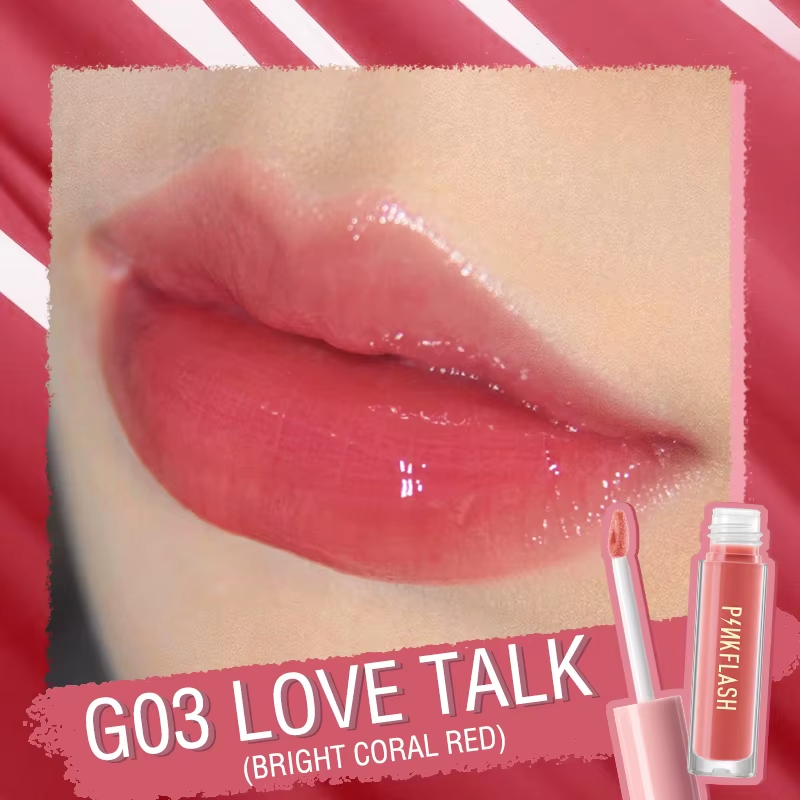 PINKFLASH Ever Glossy Moist Lipgloss [L02] #G03 Love Talk