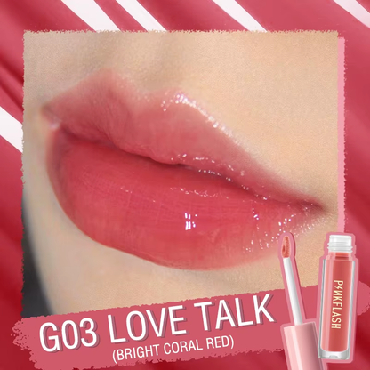 PINKFLASH Ever Glossy Moist Lipgloss [L02] #G03 Love Talk