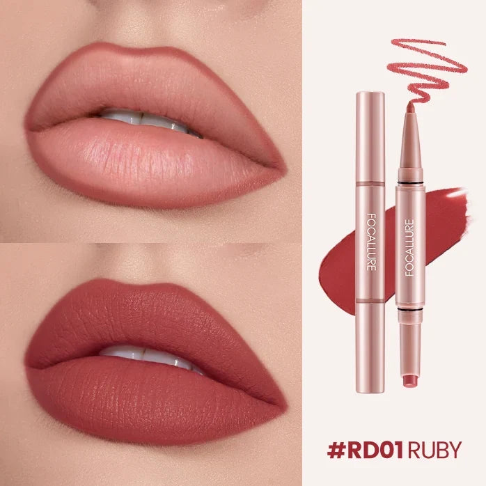 Focallure 2-in-1 Double-Ended Lip Liner Pencil - Lip Definition