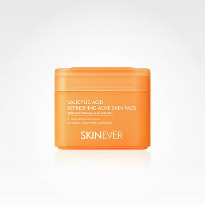 Skinever Salicylic Acid Refreshing Acne Skin Pads - 130ml