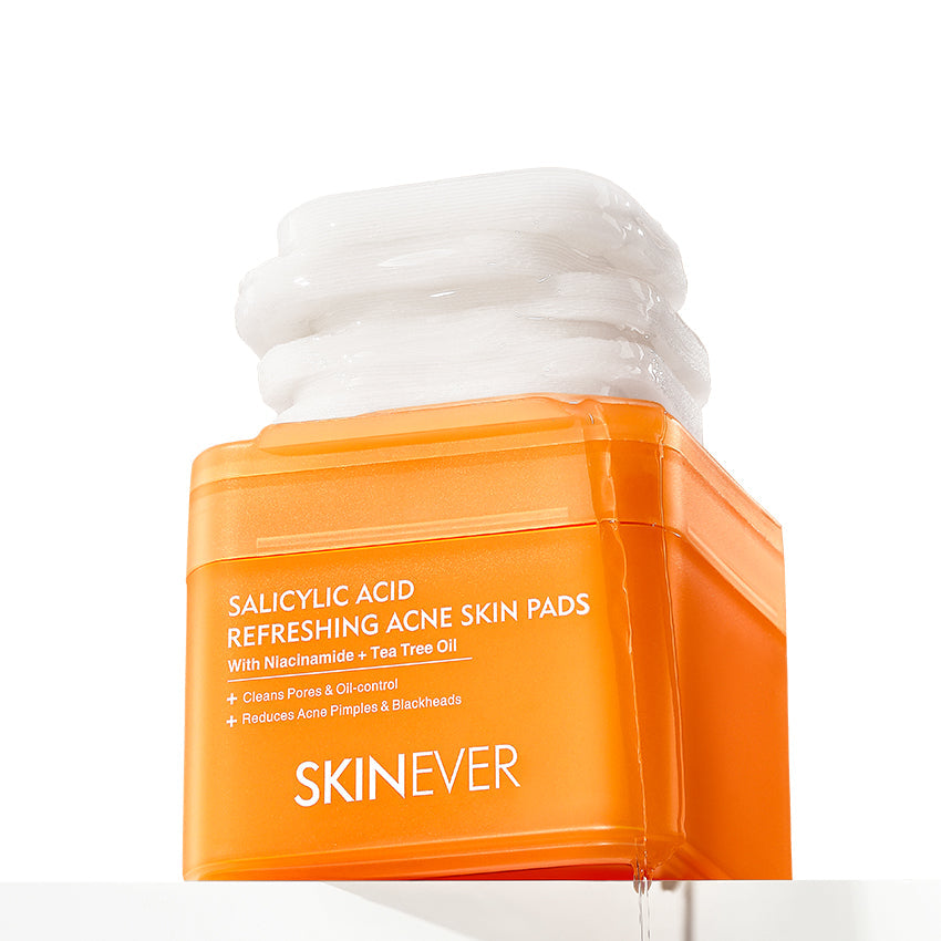 Skinever Salicylic Acid Refreshing Acne Skin Pads - 130ml