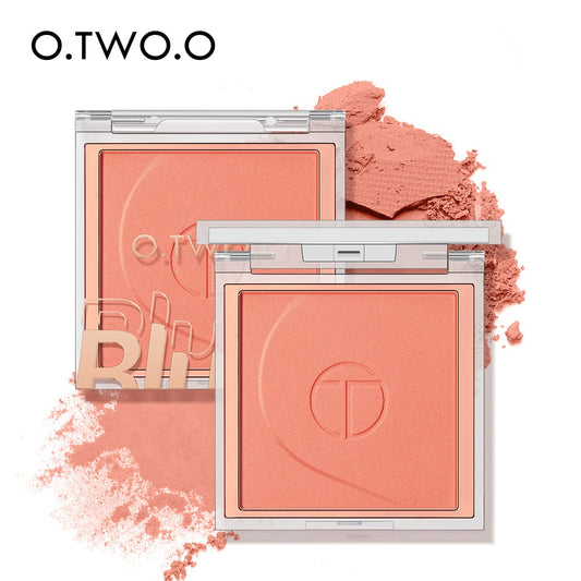 O.TWO.O High Pigment 6 Natrual Color Blush Pallete Pink Blush Powder - 5g