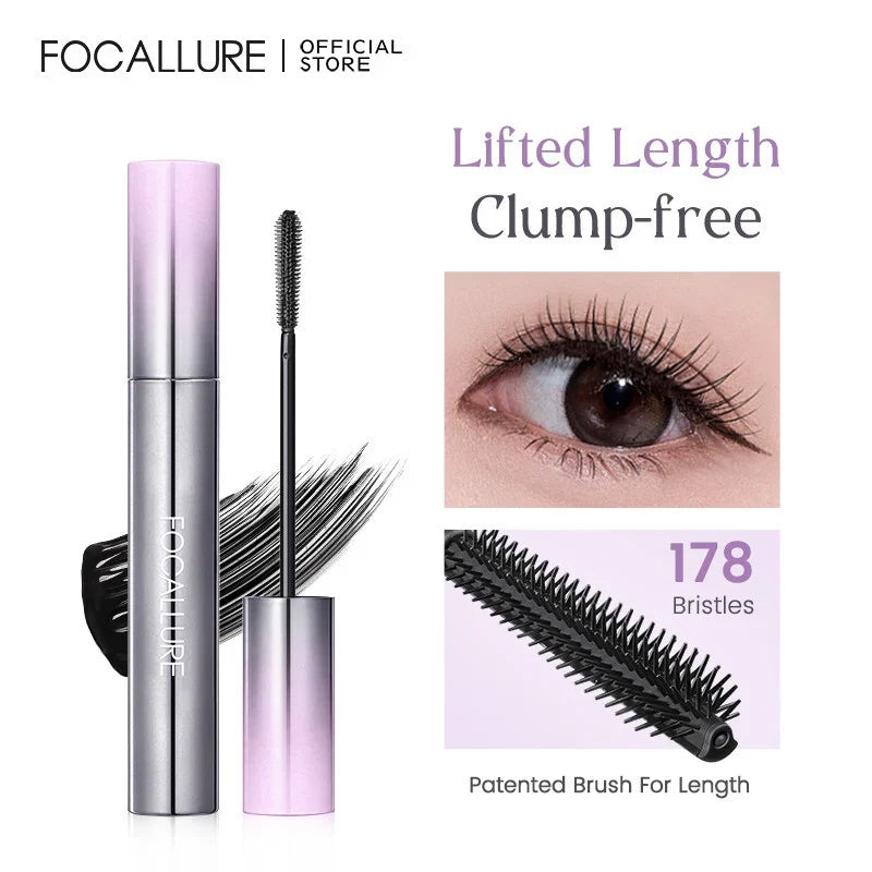 Focallure Lengthening Mascara BK01 - Defined Lash Makeup