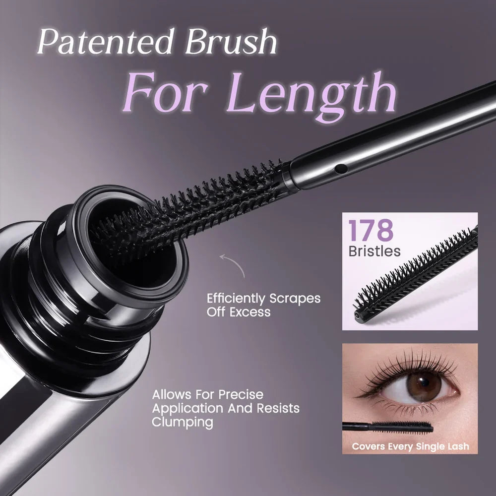 Focallure Lengthening Mascara BK01 - Defined Lash Makeup