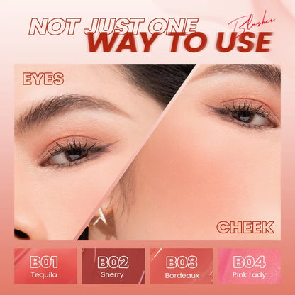 Focallure Hangover Red Wine Blusher - Liquid Cheek Colour