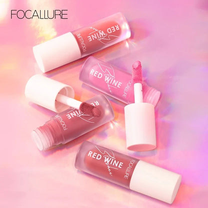 Focallure Hangover Red Wine Blusher - Liquid Cheek Colour