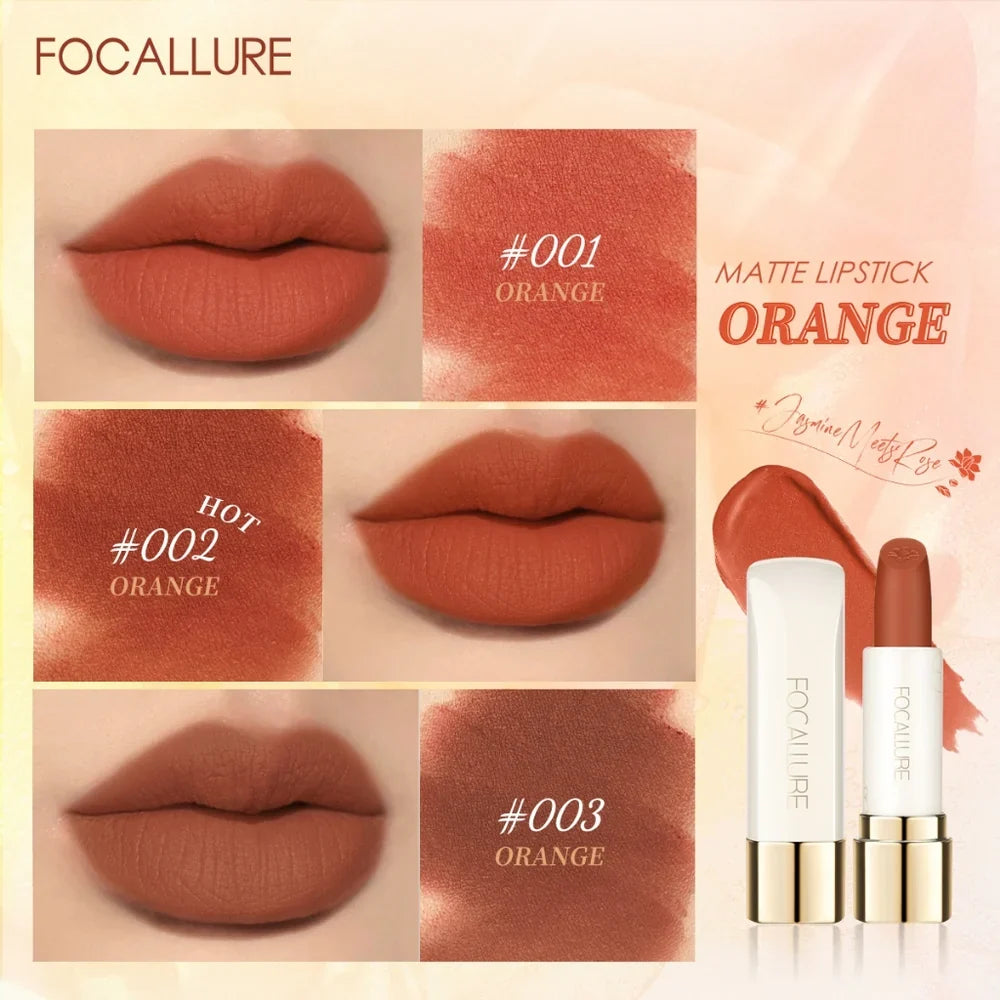 Focallure Pure Matte Lipstick - Classic Matte Lip Colour
